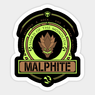 MALPHITE - LIMITED EDITION Sticker